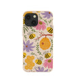Coque iPhone 13 Mini Motif Coquillage et Abeille