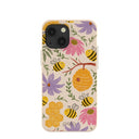 Coque iPhone 13 Mini Motif Coquillage et Abeille