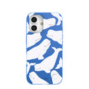 Coque iPhone 16 Bélugas bleu électrique