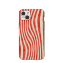 Seashell Big Top Stripes iPhone 14 Plus Case