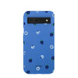 Coque Google Pixel 8a bleu électrique, noir et bleu