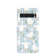 Coque Google Pixel 8 Pro à motif de fleurs bleu poudre