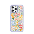 Coque transparente Blooming Wild pour iPhone 16 Pro Max avec motif Lavender Ridge