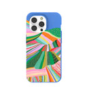 Electric Blue Bloomstatic iPhone 14 Pro Case