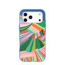 Coque Bloomstatic bleu électrique pour iPhone 17 Pro Max