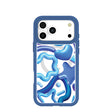 Clear Blue Chrome iPhone 17 Pro Max Case With True Blue Ridge (MagSafe included)
