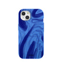 Electric Blue Blue Study iPhone 15 Case