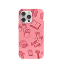 Coque Bubblegum Pink Book Club pour iPhone 14 Pro Max