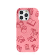 Coque Bubblegum Pink Book Club pour iPhone 15 Pro