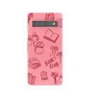Bubblegum Pink Book Club Google Pixel 7a Case