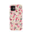 Coque pour iPhone 12 Mini Motif coquillages et fleurs