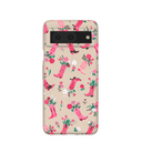 Coque Google Pixel 8 à motif coquillages et fleurs