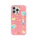 Coque iPhone 14 Pro Max rose bonbon avec perruche Daydream