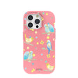 Bubblegum Pink Budgie Daydream iPhone 15 Pro Case