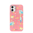 Coque iPhone 16 Plus rose bonbon avec perruche Daydream
