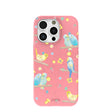 Coque iPhone 16 Pro rose bonbon avec perruche Daydream