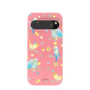 Bubblegum Pink Budgie Daydream Google Pixel 9/9 Pro Case