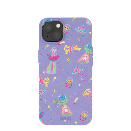 Lavender Bunny and Beyond iPhone 13 Case – Pela Case