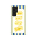 Electric Blue Butter Bars Samsung Galaxy S25 Ultra Case