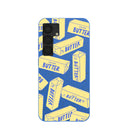 Electric Blue Butter Love Samsung Galaxy S25 Case