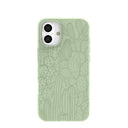 Coque Cactus Vert Sauge pour iPhone 16 Plus