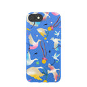 Coque iPhone 6/6s/7/8/SE bleu électrique Calm Ascent