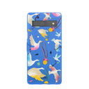 Coque Google Pixel 7a bleu électrique Calm Ascent