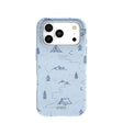 Powder Blue Camp Nights iPhone 17 Pro Case