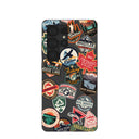 Coque Samsung Galaxy S25 Ultra avec autocollants canadiens noirs