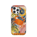 Coque iPhone 15 Pro motif crabe cancer coquillage