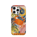 Coque iPhone 16 Pro motif crabe et coquillage