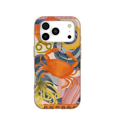 Seashell Cancer Crab iPhone 17 Pro Case – Pela Case