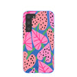 Coque Samsung Galaxy S23+(Plus) bleu électrique Candy Bloom