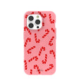 Coque pour iPhone 14 Pro Motif Candy Cane Chaos Rose Bubblegum
