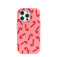 Coque pour iPhone 15 Pro Motif Candy Cane Chaos Rose Bubblegum
