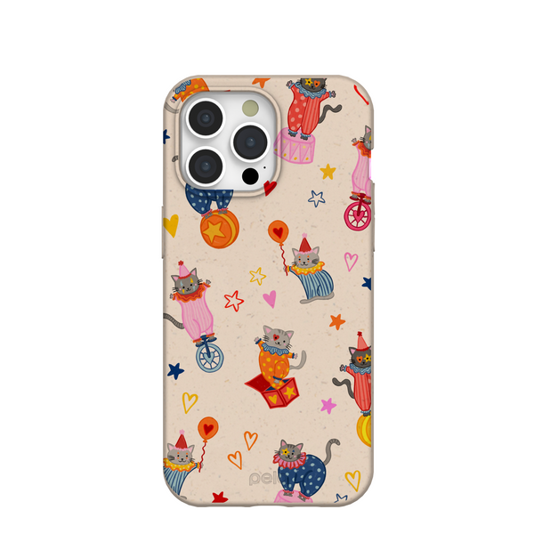 Seashell Cat Clowns iPhone 15 Pro Max Case – Pela Case