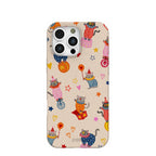 Seashell Cat Clowns iPhone 16 Pro Max Case