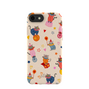 Seashell Cat Clowns iPhone 6/6s/7/8/SE Case