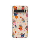 Coque Google Pixel 8 Pro Motif coquillages et clowns