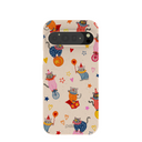 Coque Google Pixel 9 Pro XL Motif coquillages et chats clowns