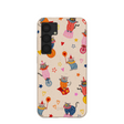 Coque Samsung Galaxy S25 Motif Clowns Chat Coquillage