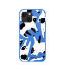 Electric Blue Cat Cow iPhone 13 Mini Case