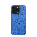 Coque bleu électrique pour iPhone 13 Pro
