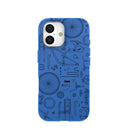 Coque bleu électrique pour iPhone 17
