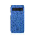 Electric Blue Changing Gears Google Pixel 8a Case