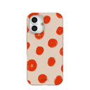 Seashell Cheery Dots iPhone 16 Case