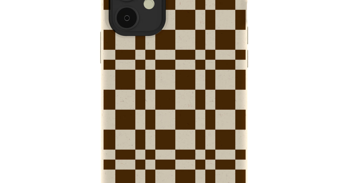 London Fog Chestnut Checkers iPhone 11 Case Pela Case