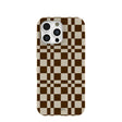 Coque London Fog Chestnut Checkers pour iPhone 16 Pro Max