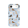 Coque iPhone Air à breloques Chihuahua bleu poudre