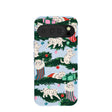 Coque Google Pixel 10/10 Pro à motif de chatons de Noël bleu poudre